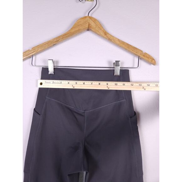 Girlfriend Collective S Compressive High-Rise Leggings, Charcoal Gray Color - Picture 8 of 15